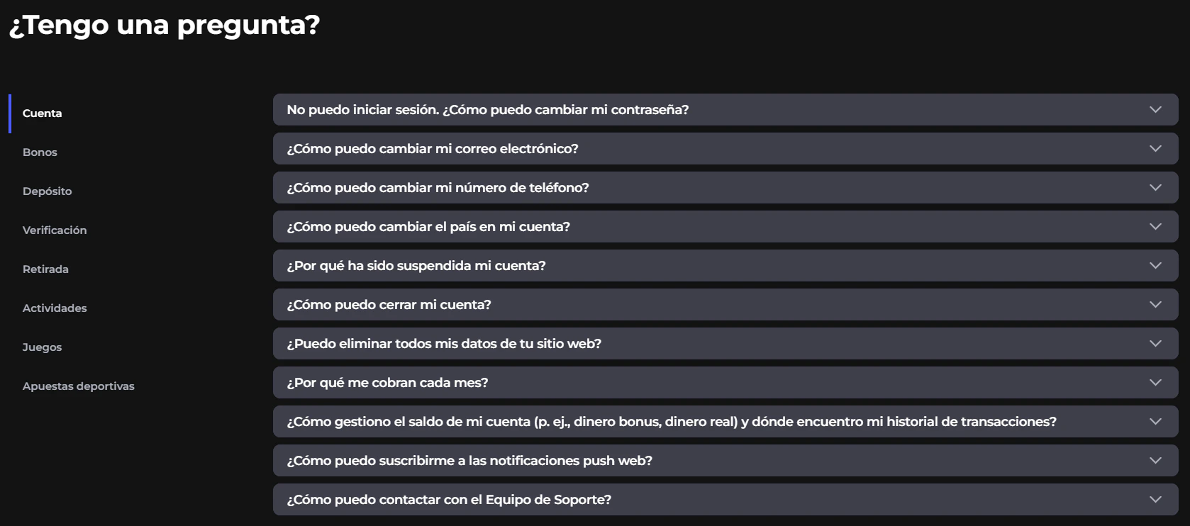 Winaura Casino atención al cliente por chat en vivo